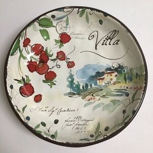 Dash of That Julie Paton Villa Tomato Salad Dessert Bowl Interamerican Products